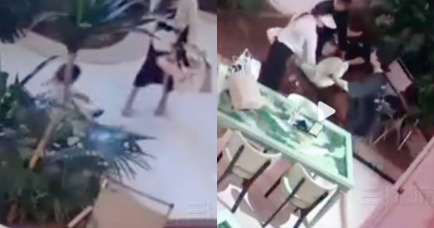 打翻冰淇淋弄髒衣服　憤怒母親失控拿板凳狠砸女兒