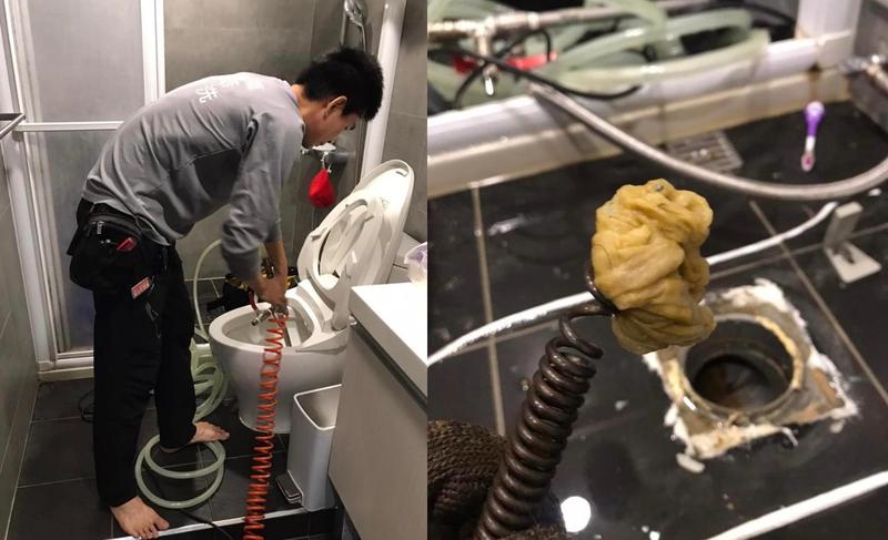 他控濕式衛生紙惹禍! 丟馬桶1年花大錢修復慘況曝
