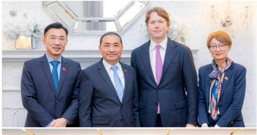 侯友宜拜訪兩智庫 宣示希望達成「臺海安定、臺灣安全、世界安心」