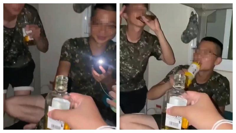 國軍營內飲酒作樂還開心比YA自拍 炫耀喝一週「根本去度假」